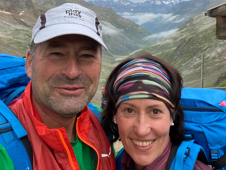 Auf der Siegerlandhütte mit Frau Katja